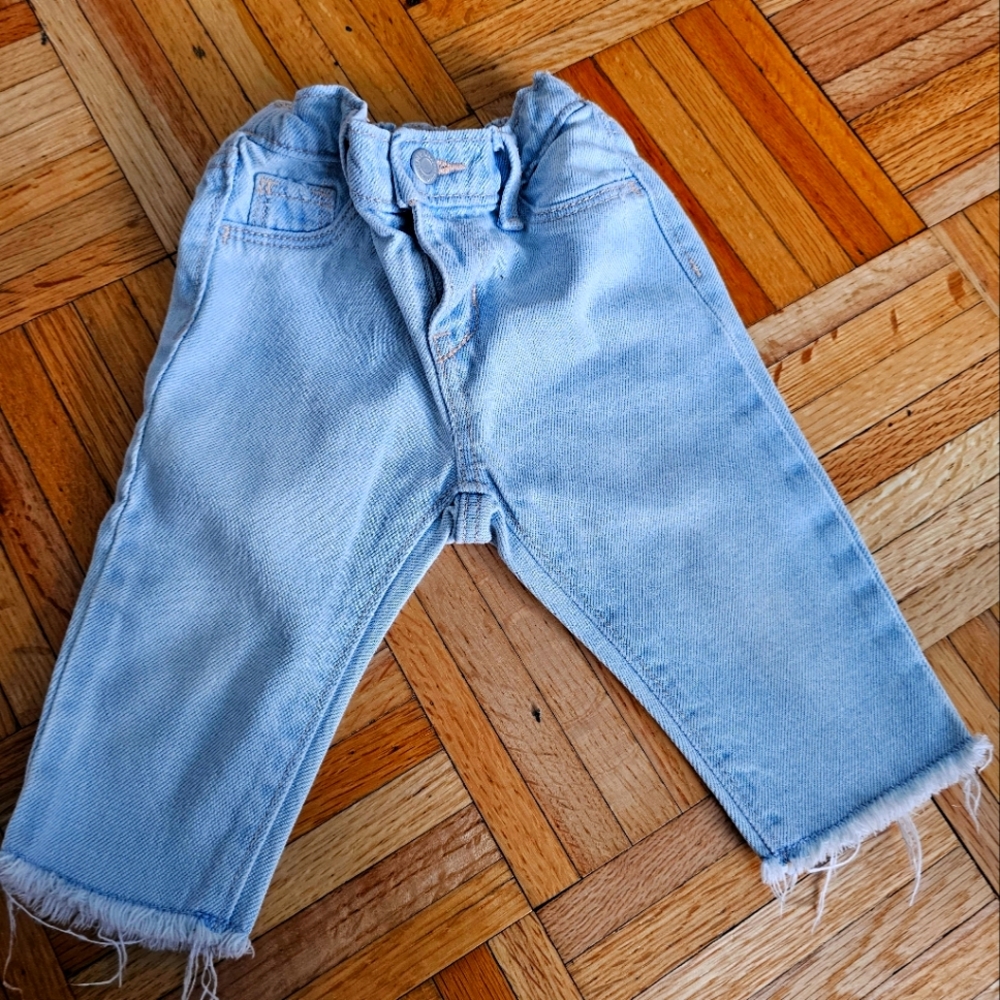 Old Navy Light blue denim 3-6 months